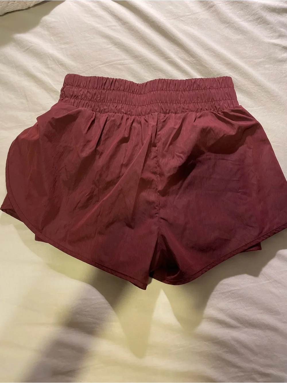 Aerie Burgundy Women’s Athletic Shorts with shorts
